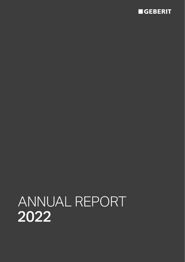 Thumbnail Geberit Annual Report 2022