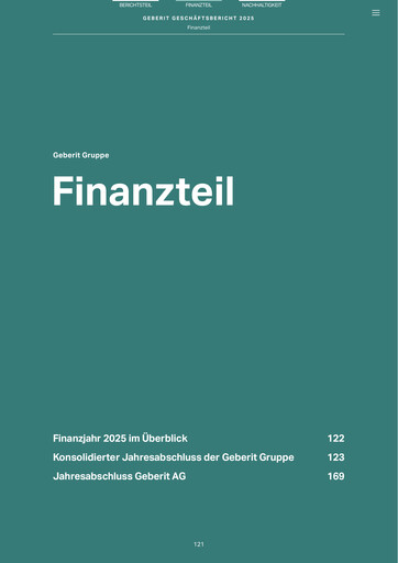 Thumbnail Geberit Financial Statement 2025