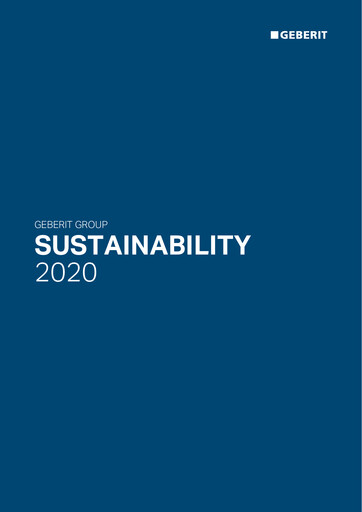 Miniature Geberit Rapport de durabilité 2020