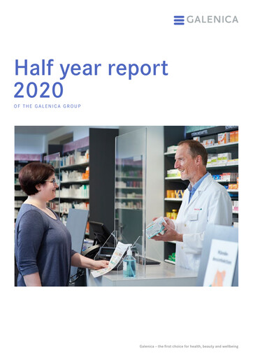 Thumbnail Galenica Half-year Report 2020-h1