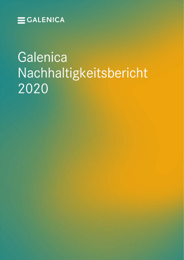 Thumbnail Galenica Sustainability Report 2020