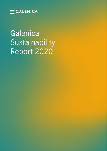 Miniature Galenica Rapport de durabilité 2020