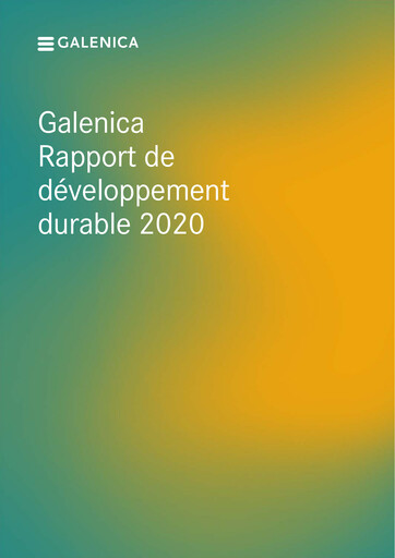 Thumbnail Galenica Sustainability Report 2020