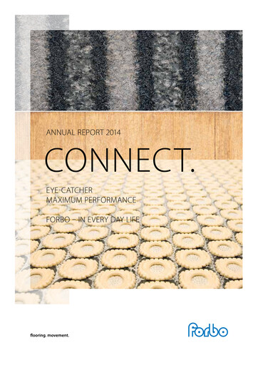 Miniature Forbo Holding Rapport annuel 2014