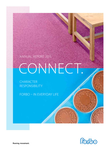 Miniature Forbo Holding Rapport annuel 2015