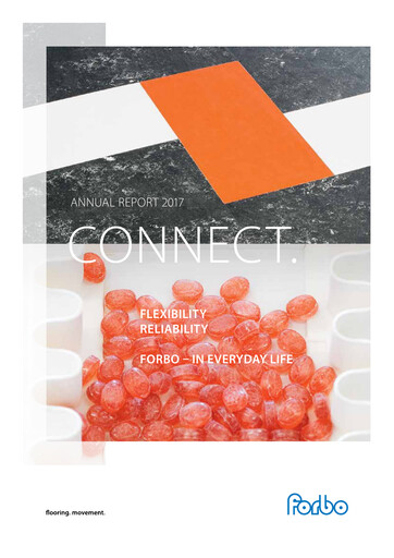 Miniature Forbo Holding Rapport annuel 2017
