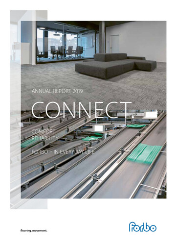 Miniature Forbo Holding Rapport annuel 2019