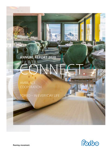 Miniature Forbo Holding Rapport annuel 2020