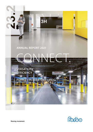 Miniature Forbo Holding Rapport annuel 2021