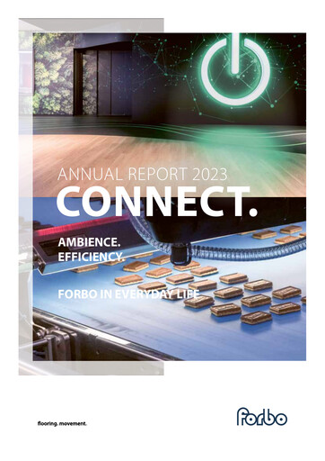 Miniature Forbo Holding Rapport annuel 2023
