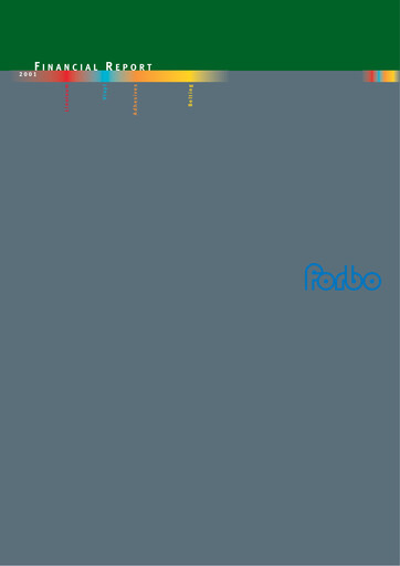 Miniature Forbo Holding Bilan financier 2001