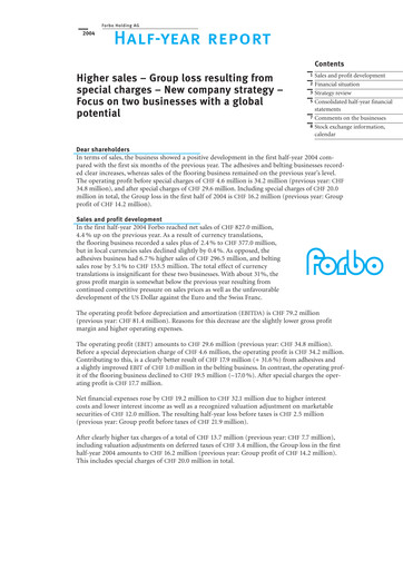 Thumbnail Forbo Holding Half-year Report 2004