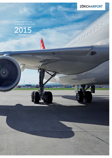 Thumbnail Zurich Airport Annual Report 2015