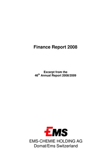 Thumbnail Ems-Chemie Financial Report 2008