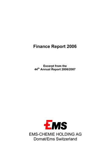 Thumbnail Ems-Chemie Financial Statement 2006