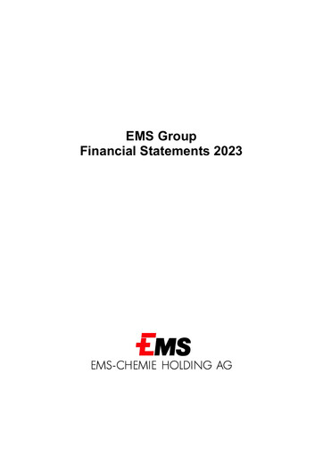 Thumbnail Ems-Chemie Financial Statement 2023