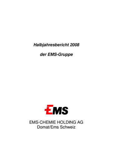 Thumbnail Ems-Chemie Half-year Report 2008-h1