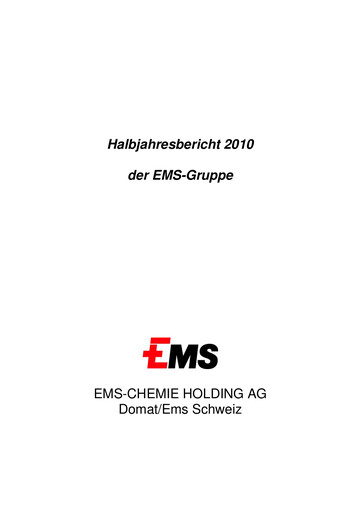 Thumbnail Ems-Chemie Half-year Report 2010-h1