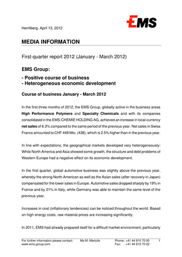 Vorschaubild Ems-Chemie Quartalsbericht 2012-q1