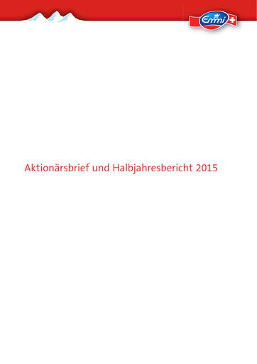 Vorschaubild Emmi AG Halbjahresbericht 2015-h1