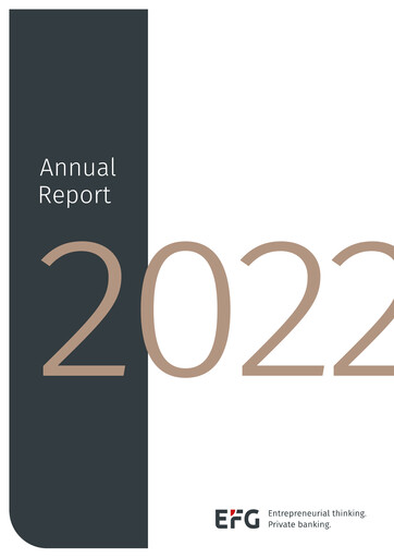 Miniature EFG International Rapport annuel 2022