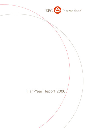 Thumbnail EFG International Half-year Report 2006-h1