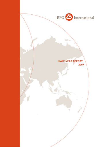 Thumbnail EFG International Half-year Report 2007-h1