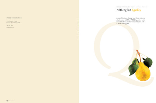Thumbnail Sysco Annual Report 2008