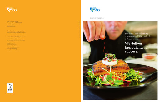 Thumbnail Sysco Annual Report 2013