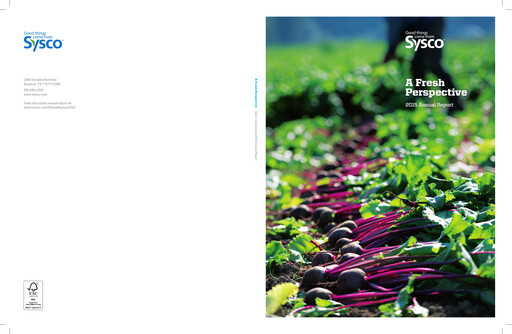 Thumbnail Sysco Annual Report 2015