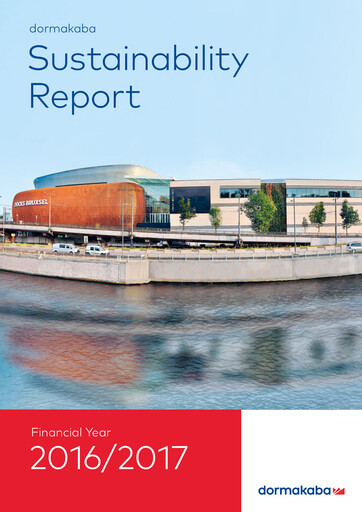 Thumbnail dormakaba Sustainability Report 2016-2017
