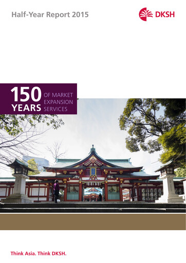 Miniature DKSH Holding Rapport semestriel 2015-h1