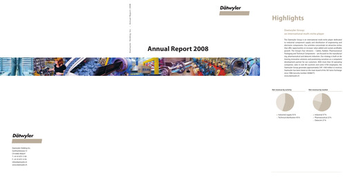 Thumbnail Dätwyler Annual Report 2008