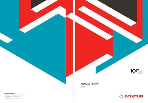 Thumbnail Dätwyler Annual Report 2015