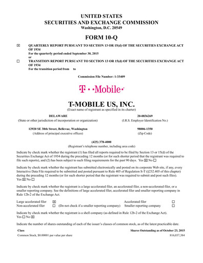 Vorschaubild T-Mobile US Quartalsbericht 2015-q3