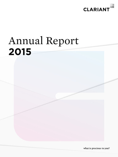 Thumbnail Clariant Annual Report 2015