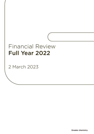 Thumbnail Clariant Financial Statement 2022