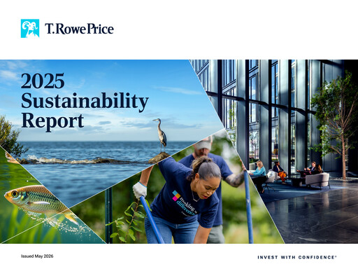 Thumbnail T. Rowe Price
 Sustainability Report 2025