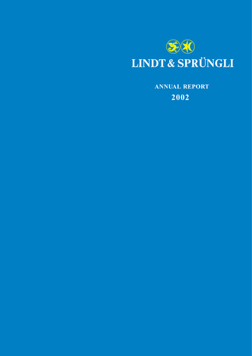Thumbnail Chocoladefabriken Lindt & Sprüngli Annual Report 2002