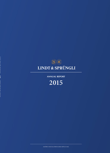 Thumbnail Chocoladefabriken Lindt & Sprüngli Annual Report 2015