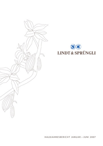 Thumbnail Chocoladefabriken Lindt & Sprüngli Half-year Report 2007-h1