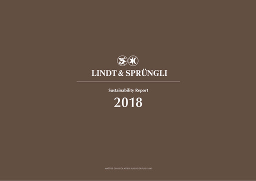 Miniature Chocoladefabriken Lindt & Sprüngli Rapport de durabilité 2018