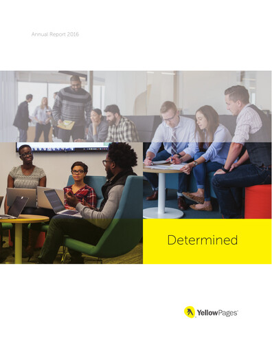 Thumbnail Yellow Pages (Canada) Annual Report 2016