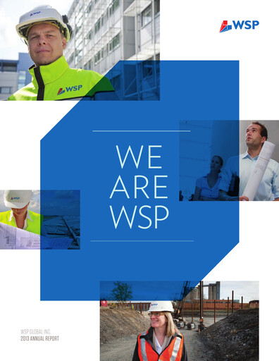 Thumbnail WSP Global
 Annual Report 2013