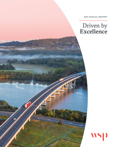 Thumbnail WSP Global
 Annual Report 2021