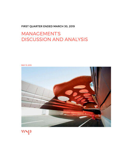 Thumbnail WSP Global
 Quarterly Report 2019-q1