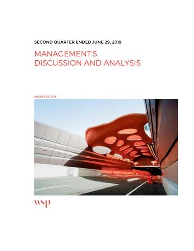 Thumbnail WSP Global
 Quarterly Report 2019-q2