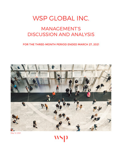 Thumbnail WSP Global
 Quarterly Report 2021-q1