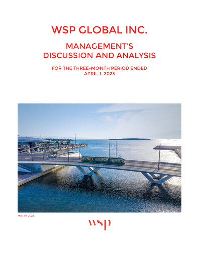 Thumbnail WSP Global
 Quarterly Report 2023-q1