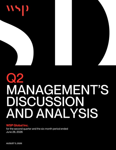 Thumbnail WSP Global
 Quarterly Report 2026-q2